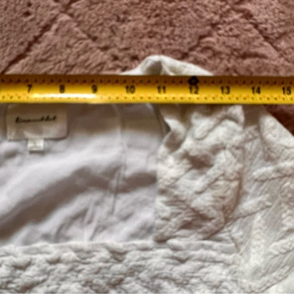 Line & Dot Short Sleeve Top Women’s Size Large - Picture 9 of 10